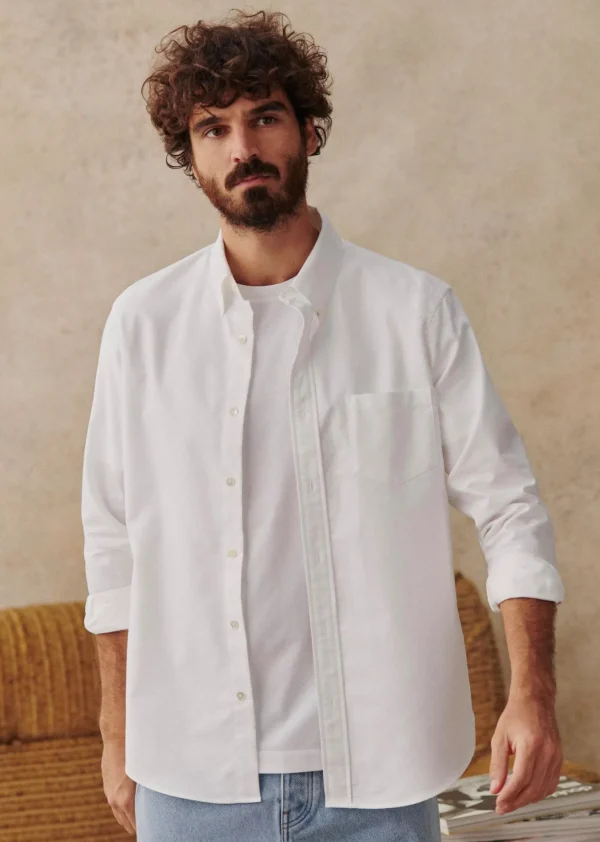 Sezane Charlie Confort Oxford< Oxford-Hemden