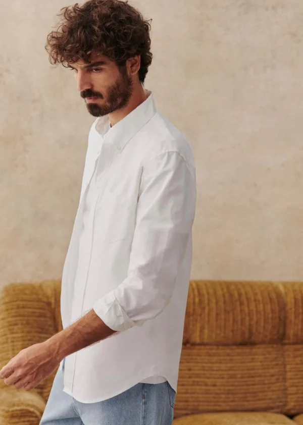 Sezane Charlie Confort Oxford< Oxford-Hemden