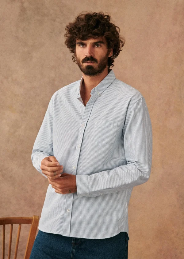 Sezane Charlie Confort Oxford< Oxford-Hemden