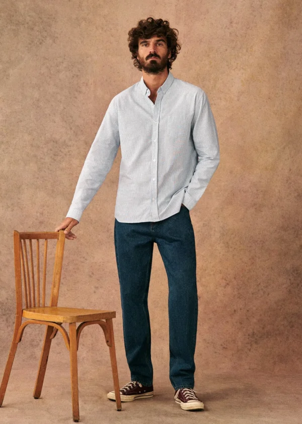 Sezane Charlie Confort Oxford< Oxford-Hemden