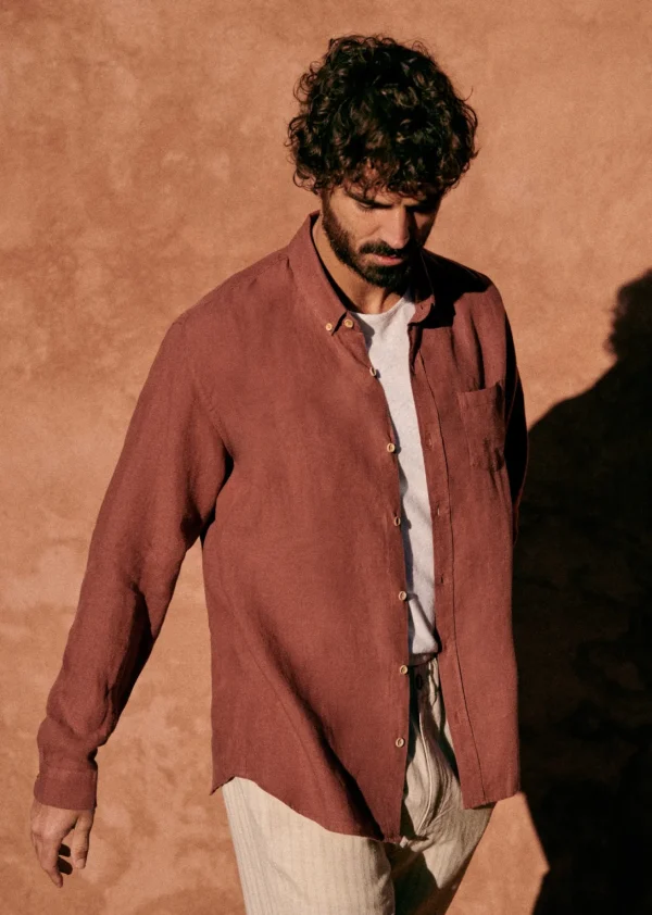Sezane Hemd Charlie Lin< Leinen-Hemden | Bademode