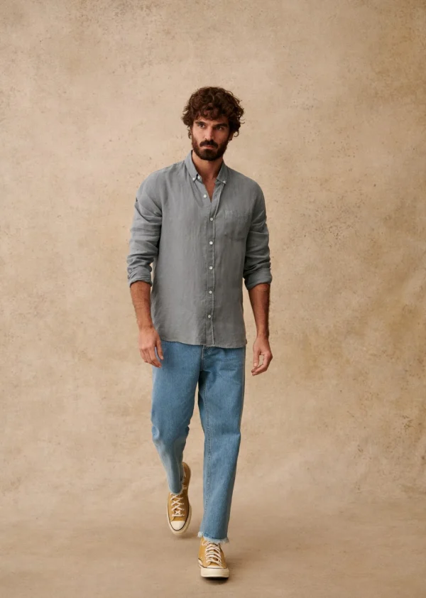 Sezane Hemd Charlie Lin< Leinen-Hemden | Bademode