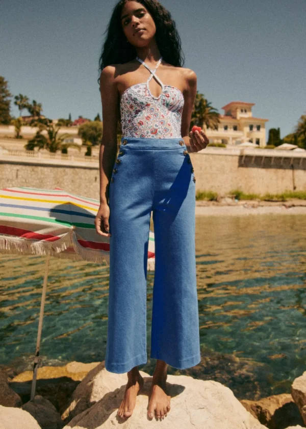 Sezane Hose Marino Crop< 7/8 Länge | Hosen und Jumpsuits
