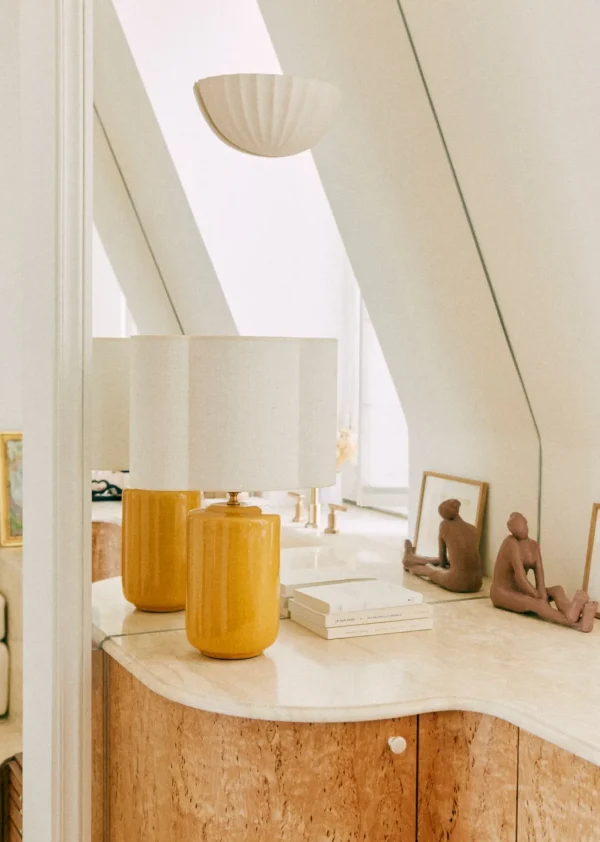Sezane Lampe Mezzo - Safran< Beleuchtung
