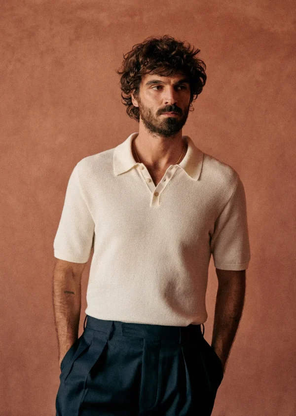 Sezane Polo-Shirt Maille Simeone< Polokragen | Kurzärmelige pullover