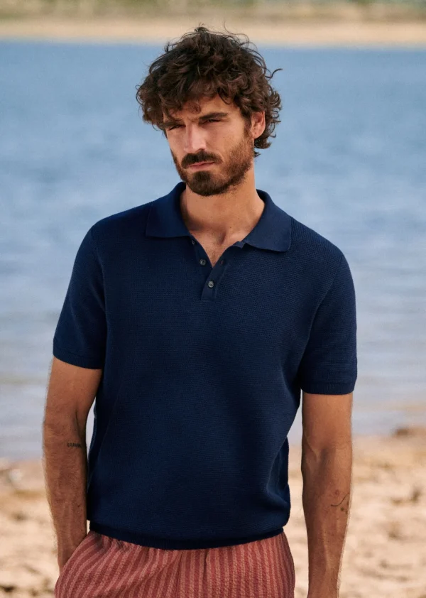Sezane Polo-Shirt Maille Simeone< Polokragen | Kurzärmelige pullover