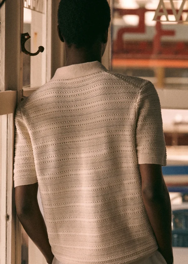 Sezane Polo-Shirt Pietro< Strickwaren | Polokragen