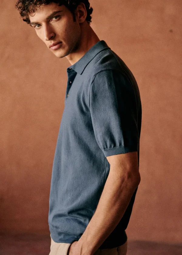 Sezane Polo-Shirt Riviera< Kurzärmelige pullover | Baumwollpullover