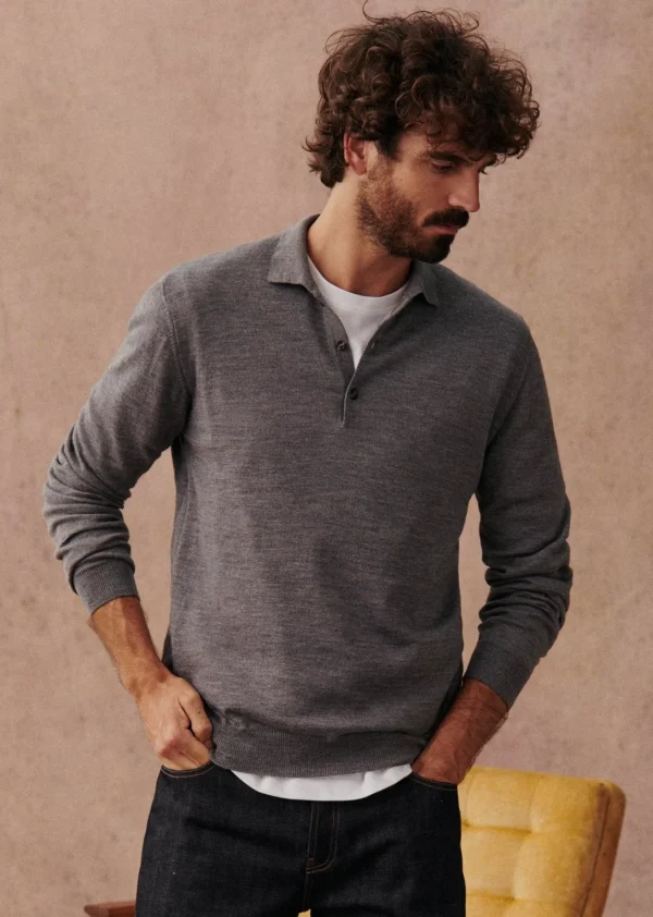 Sezane Pullover Mike< Polokragen | Wollpullover