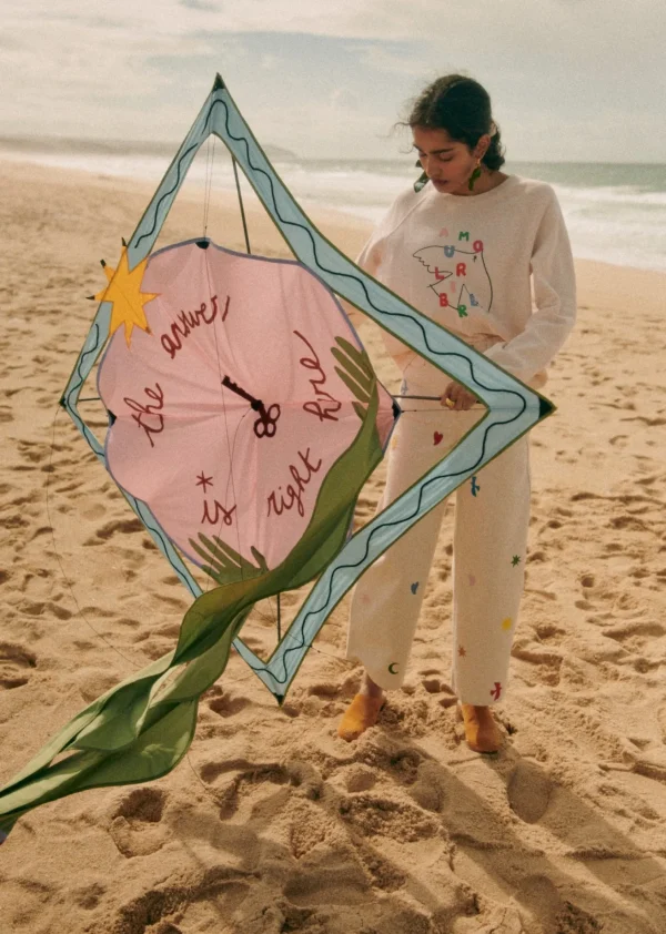 Sezane Sweatshirt Amour Libre Oiseau - Sézane X Pangea< Sweatshirts