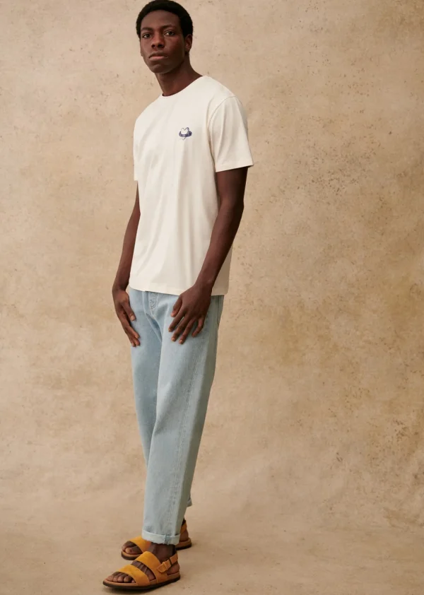 Sezane T-Shirt Coeur< Gemusterte t-shirts | Kurzärmelige T-shirts