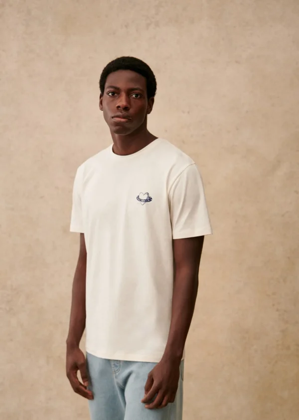 Sezane T-Shirt Coeur< Gemusterte t-shirts | Kurzärmelige T-shirts